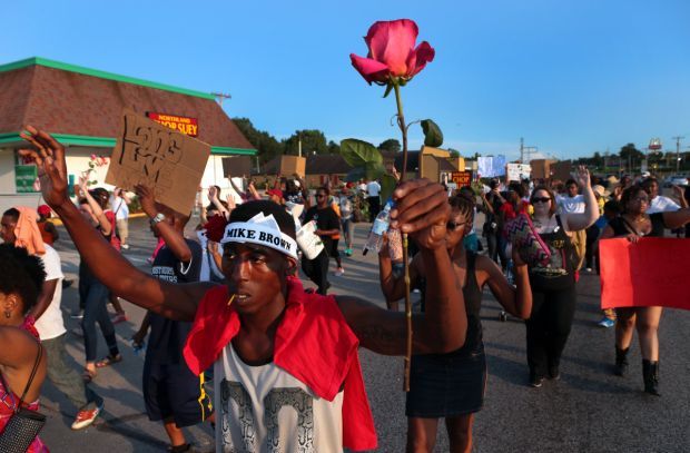 Protest marches continue in Ferguson